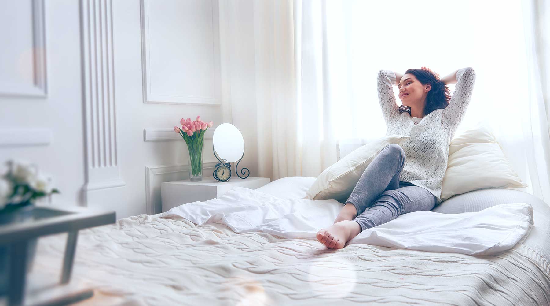 Tagesroutinen für eine gute Nacht