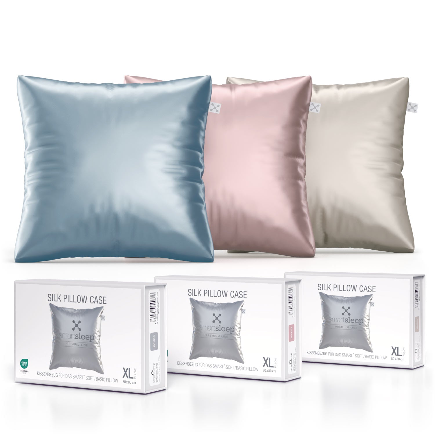 Seiden Kissenbezug für PILLOW 80x80