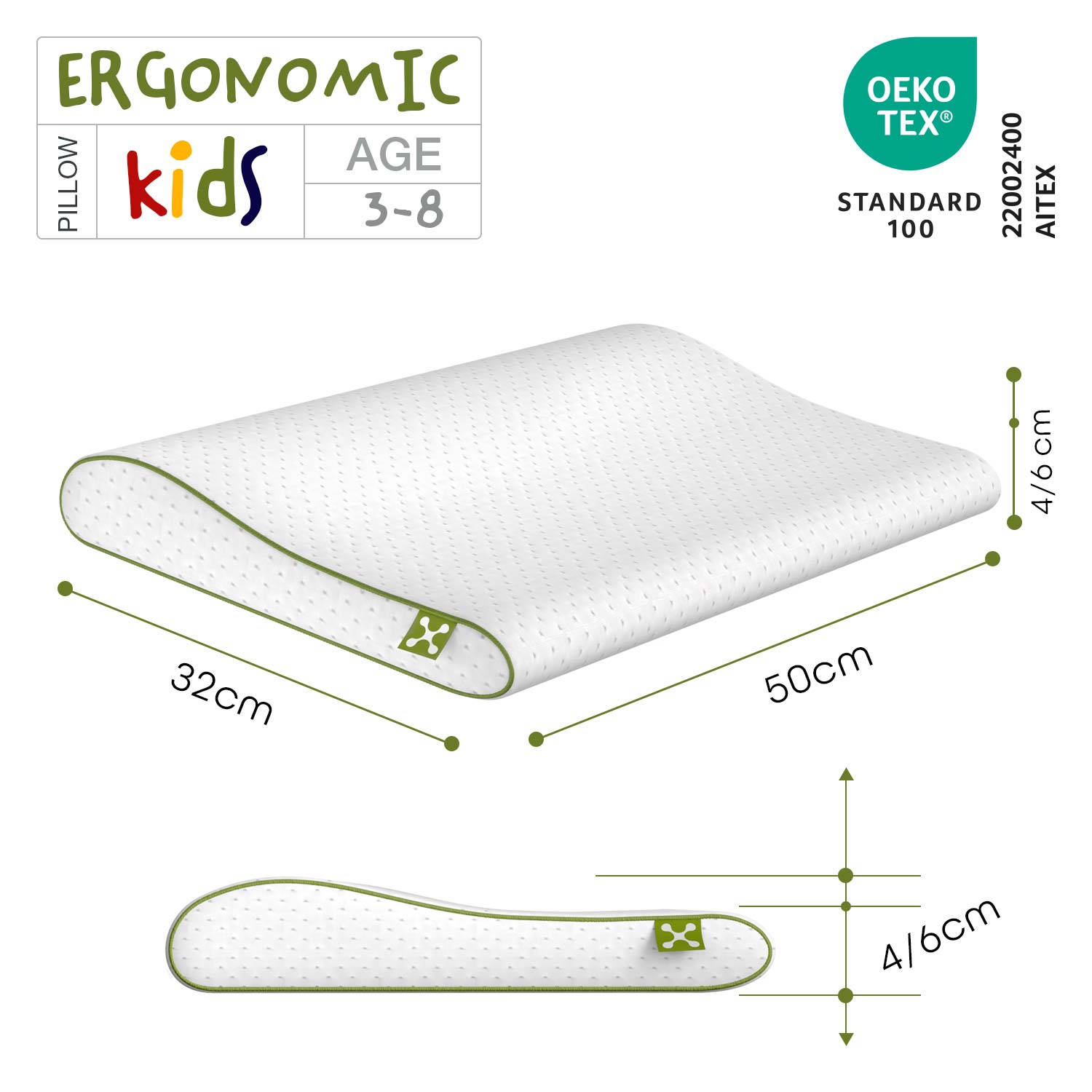 KIDS ERGONOMIC PILLOW