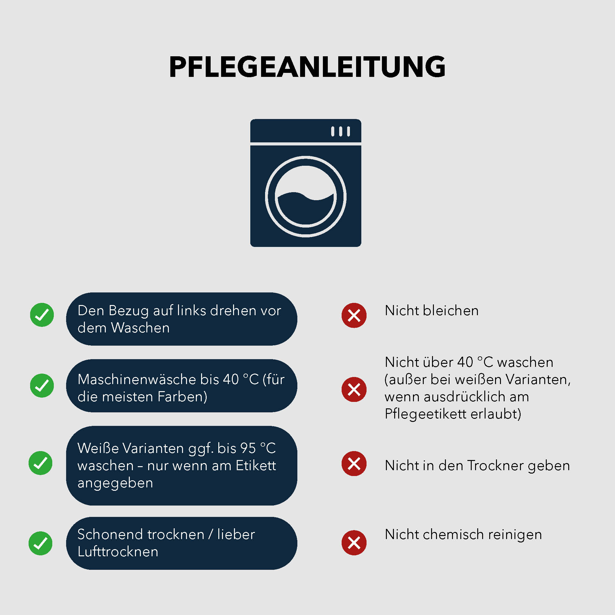 Kussensloop voor <tc>RECOVERY PILLOW</tc>