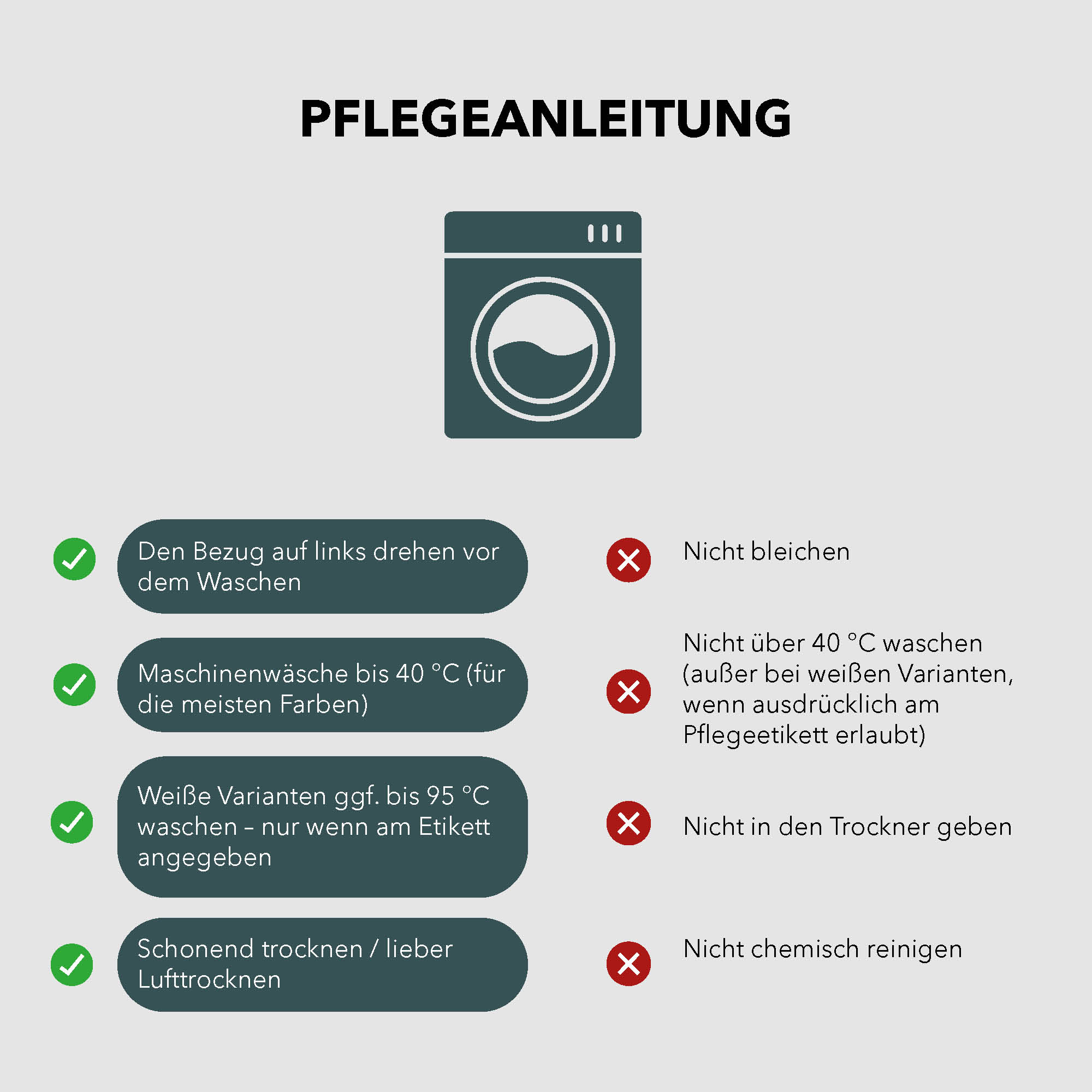 Kissenbezug für SILENCE PILLOW