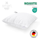 smart® Basic Pillow in der Größe X-Large 80 x 80 cm, großes Standard Kissen mit Hohlfaser Füllung und Bezug aus Baumwolle, ideal für Kinder und Erwachsene, Allergikerfreundlich, Nomite, Oeko-Tex Standard 100, Made in Germany