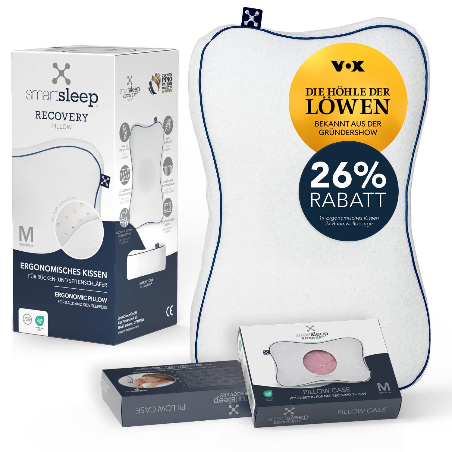 LIMITED RECOVERY <tc>BUNDLE</tc> (1 pillow + 2 covers)