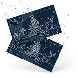 Digitale smartsleep Gutschein-Karte Winter, Geschenkkarte in mehreren Werten ideal für Advent, Nikolaus, Weihnachten, Silvester